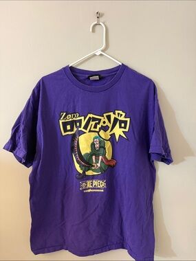 The Hundreds x One Piece: Zoro Graphic Tee (Purple, Mens’ XL)